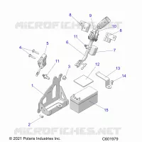 ELETTRICO, BATTERY, MANUAL START POWER UP COMPONENTS