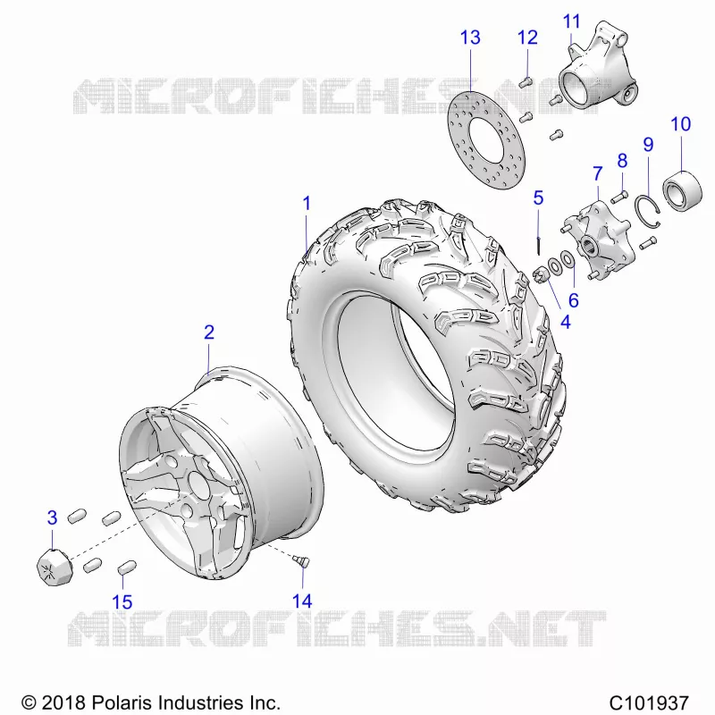 RUOTE, REAR TIRE AND BRAKE DISC