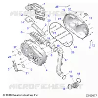 TRASMISSIONE, CLUTCH COVER AND DUCTING