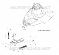 CAPPUCCIO, FRONT HINGE ASM.