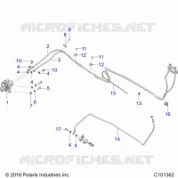 BRAKES, LINEE FRENO POSTERIORE