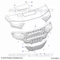 CAPPUCCIO AND FRONT FASCIA