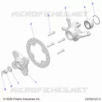 SOSPENSIONI ANTERIORI CARRIER- Z23NAK99A/99B (C0704127-2)