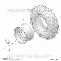 RUOTAS, FRONT TIRE