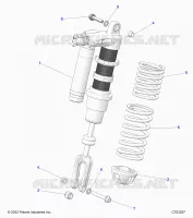 SUSPENSION, SHOCK ANTERIORE MOUNTING