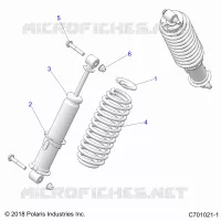 SUSPENSION, SHOCK ANTERIORE