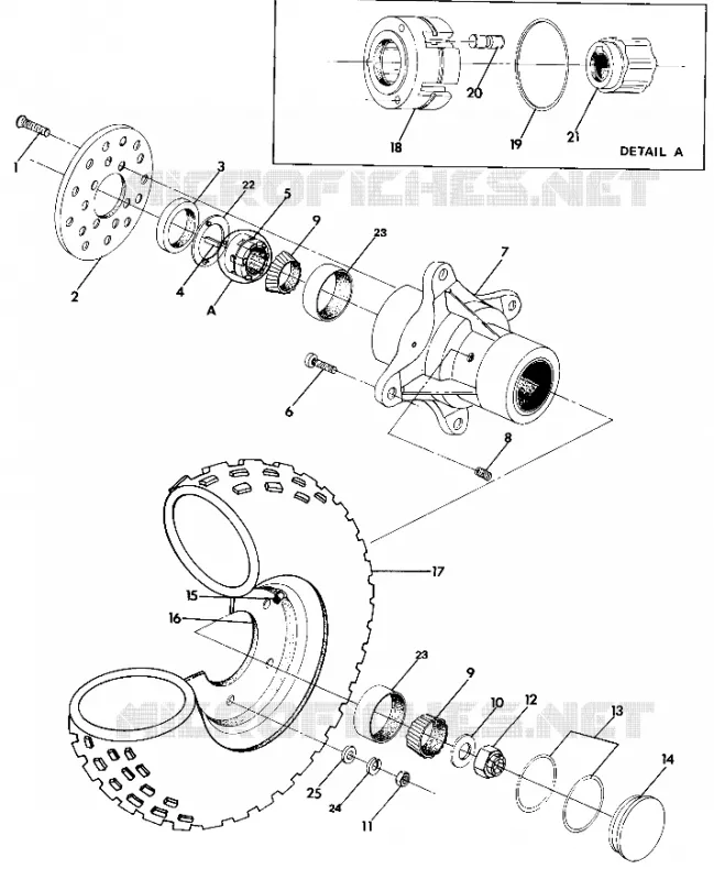 RUOTA ANTERIORE ASSEMBLY (4918541854021A)