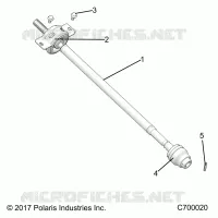 DRIVE TRAIN, FRONT PROP ALBERO