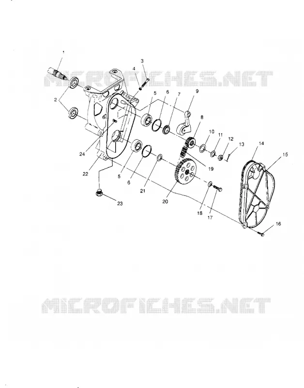 carter della catena ASSEMBLY SPORT 0950443, SPORT TOURING 0950243  and EUROPEAN SPORT (4928822882B009)