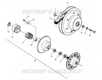 FRIZIONE DRIVEN ASSEMBLY Trail Blazer W947221 (4926832683B010)