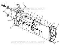 carter della catena ASSEMBLY 600 XCR 0941667 (4927092709018A)