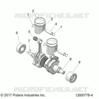 ENGINE, PISTONE & ALBERO MOTORE