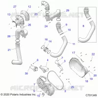 TRASMISSIONE, CLUTCH COVER AND DUCTING