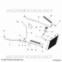 ENGINE, SISTEMA DI RAFFREDDAMENTO, HOSES