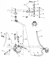 SISTEMA DI ALIMENTAZIONE CARBURANTE SLT 780 B964588 and  Intl. SLT 780 I964588 (4935683568A010)