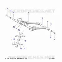 SUSPENSION, ANTERIORE COPPIA ARM