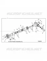 TRASMISSIONE, FRONT SCATOLA DEGLI INGRANAGGI INTERNALS