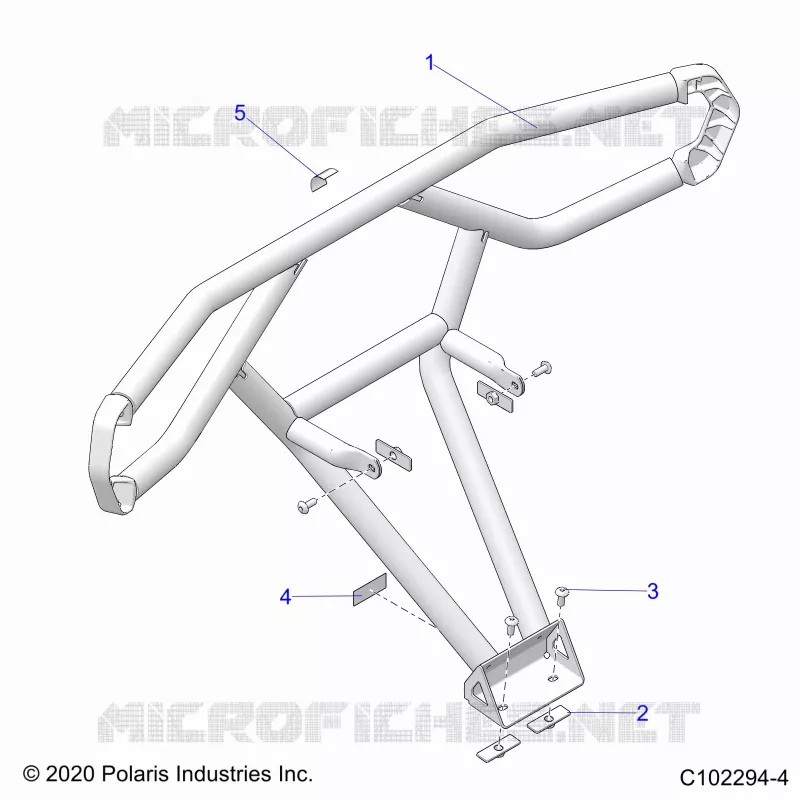 CARROZZERIA POSTERIORE BUMPER, TRAIL