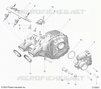 ENGINE, PRESA D'ARIA MANIFOLD