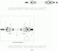 DRIVE TRAIN, TRANSMISSIONE ANTERIORE SHAFT
