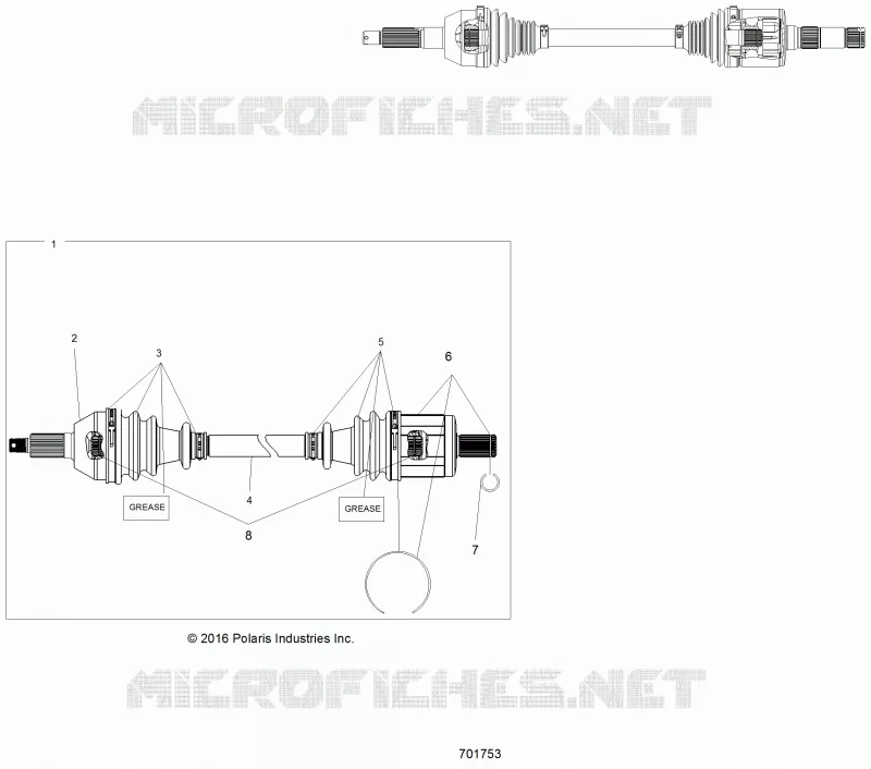DRIVE TRAIN, TRANSMISSIONE ANTERIORE SHAFT