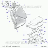 SEDE ASM., REAR, PREMIUM/DELUXE