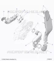 TRASMISSIONE, CLUTCH COVER DUCTING