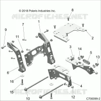 CHASSIS, MOUNTING, FRONT SCATOLA DEGLI INGRANAGGI