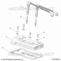 ENGINE, VALVOLA COPERTURA, SPARKPLUGS AND WIRES