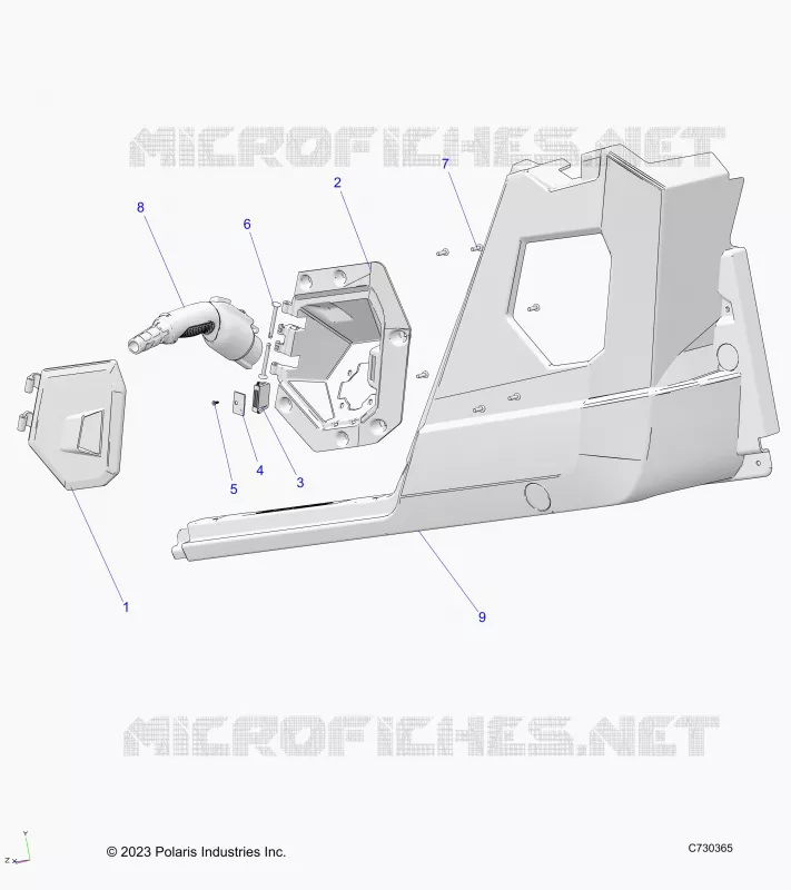 BODY, CHARGE PORT