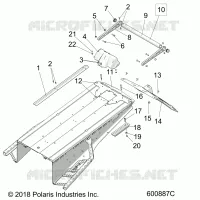 BODY, BUMPER, REAR, SNOWFLAP AND FANALE POSTERIORE COVER