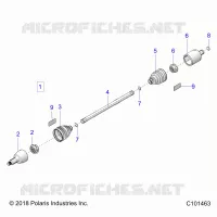 TRASMISSIONE, DRIVE SHAFT, FRONT