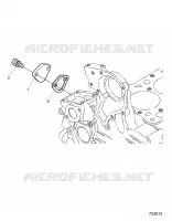 ENGINE, POSTERIORE GEARCASE COVER
