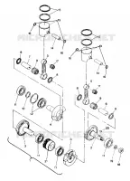 PISTONE AND ALBERO MOTORE 500 AND 500 CLASSIC (4916791679025A)