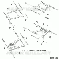 SOSPENSIONE POSTERIORE CONTROL ARMS