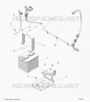 ELETTRICO, BATTERY WITH CABLES, 12V