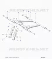 SUSPENSION, ANTERIORE COPPIA ARM