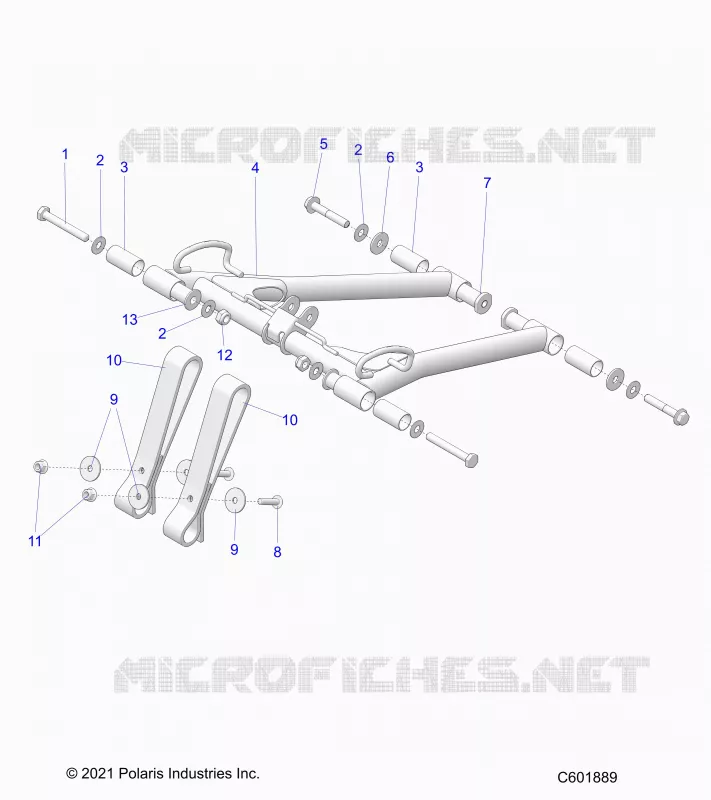 SUSPENSION, ANTERIORE COPPIA ARM