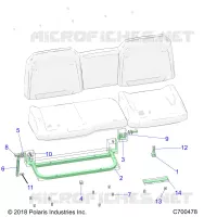 SEDE ASM. REAR FRAME