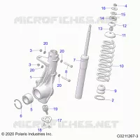 SUSPENSION, ANTERIORE MONTANTE