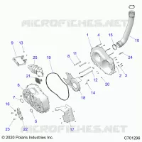 TRASMISSIONE, CLUTCH COVER AND DUCTING