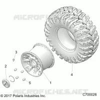 OPT, RG,MACHINED BLACK. ALUMINUM RUOTA POSTERIORES