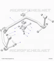 SUSPENSION, FRONT BARRA DI STABILIZZAZIONE