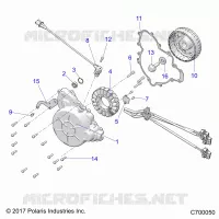 ENGINE, STATOR AND FLYRUOTA