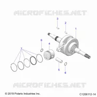 ENGINE, ALBERO MOTORE AND PISTON