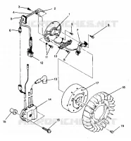 MAGNETO ASSEMBLY LITE 0943433,STARLITE 0943427 AND  LITE DELUXE 0943431 (4924992499041A)