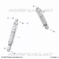 SUSPENSION, SHOCK ANTERIORE