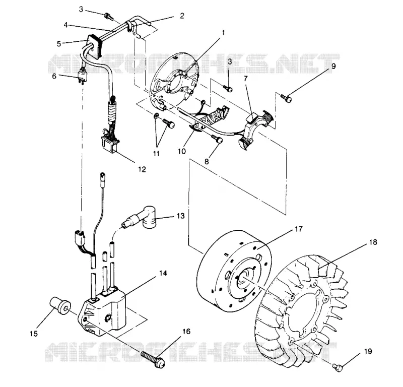MAGNETO LITE GT 0963133 AND EUROPEAN LITE GT E963133 (4933083308C008)