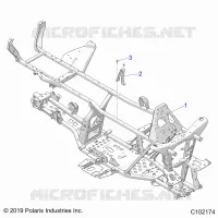 CHASSIS, TELAIO -A21SDE57K4 (C102174)