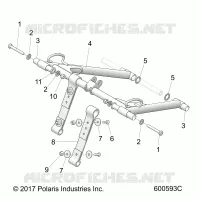 SUSPENSION, TORQUE ARM, FRONT